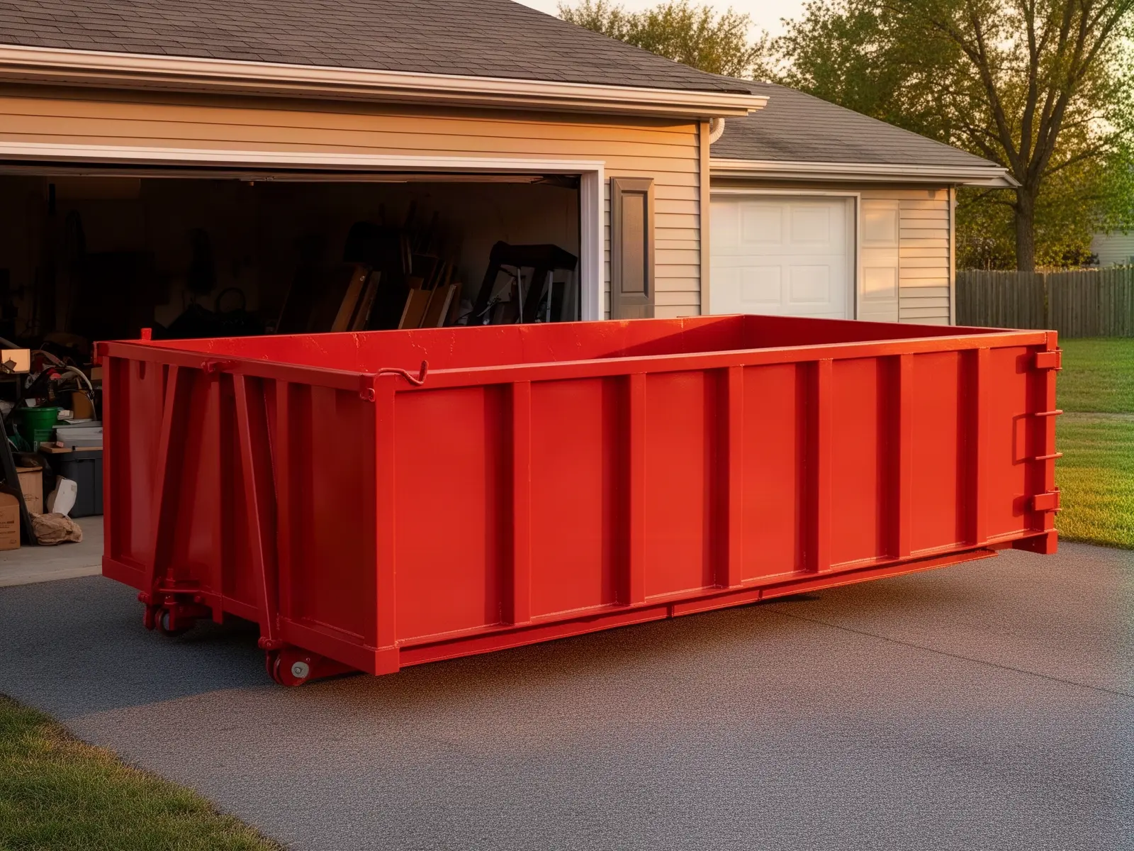 Roll-off dumpster from Cottonwood Creek Dumpster Rental in St. Louis, MO
